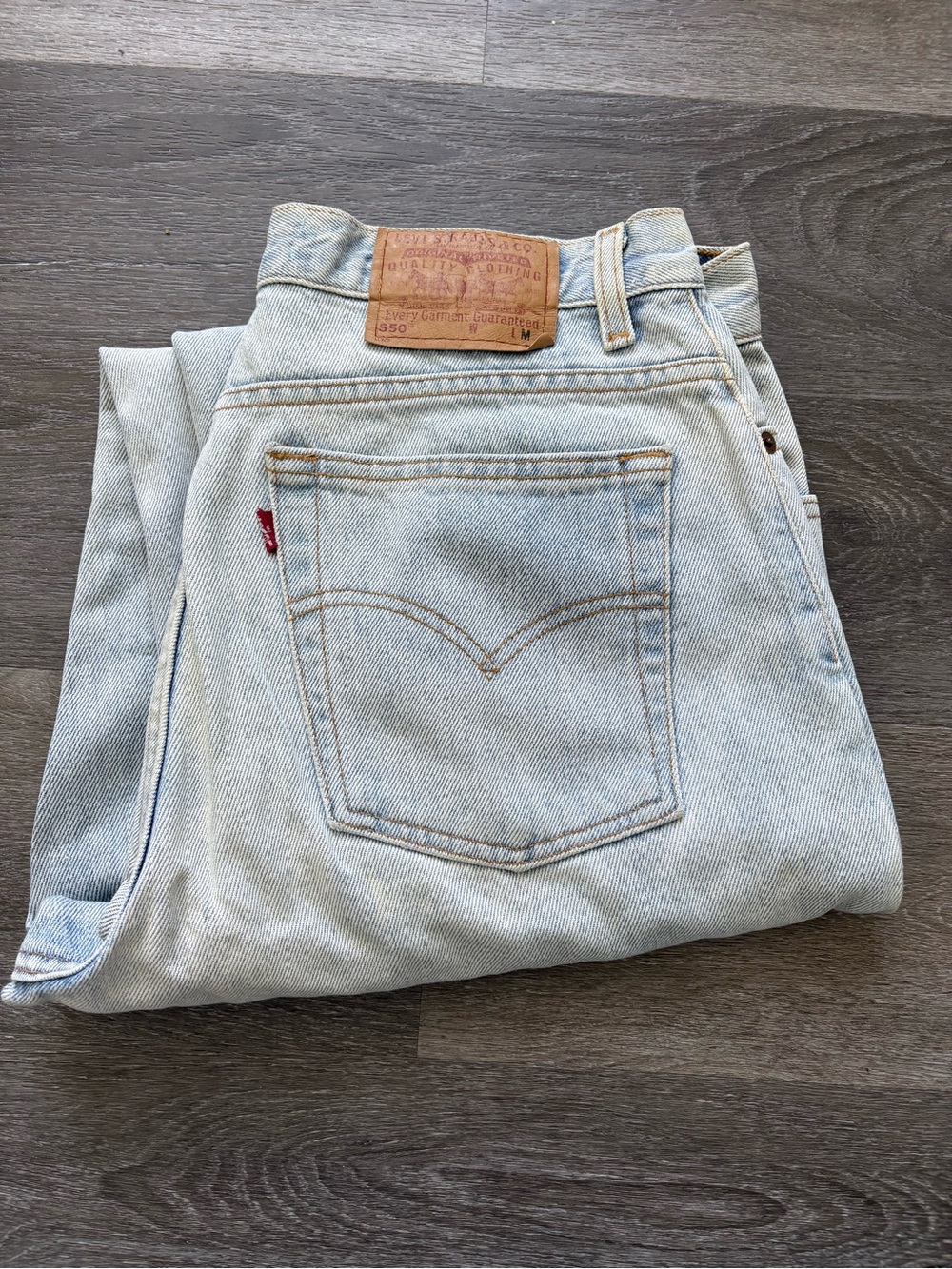 Reformation vintage Levi’s 550 jeans